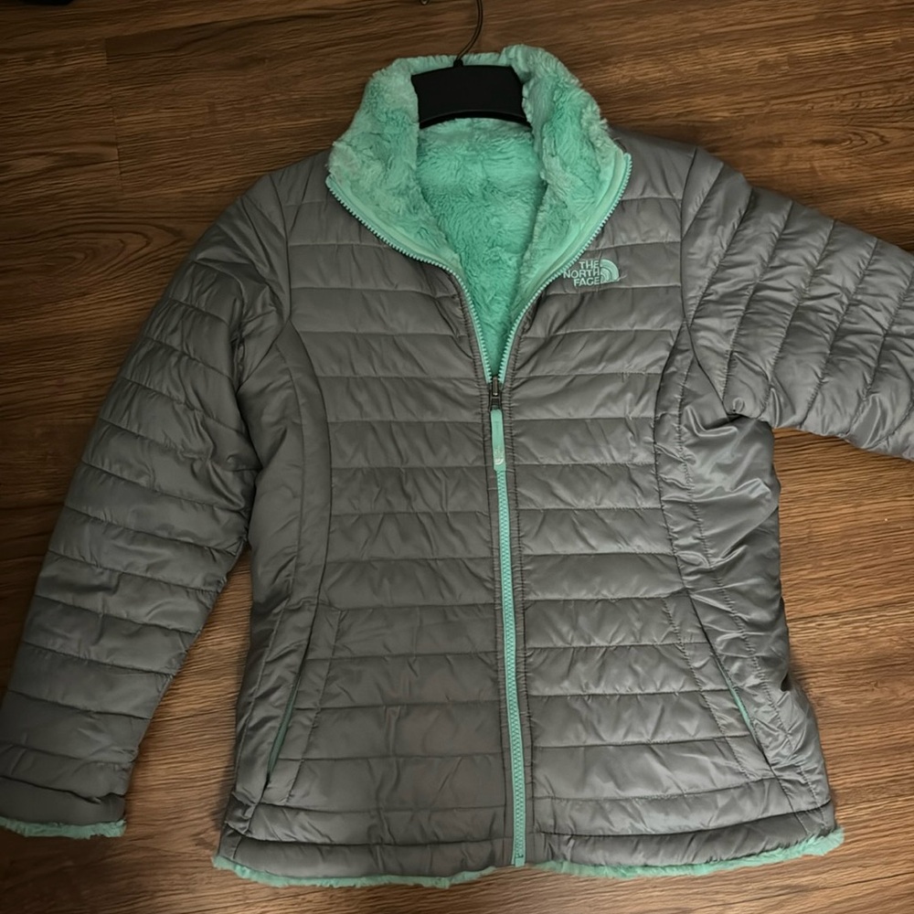 Northface soft fleece lined puffer coat
